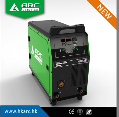 NBM280 Цифровой IGBT промышленности инвертор MIG MMA сварочный аппарат с двойным импульсом.